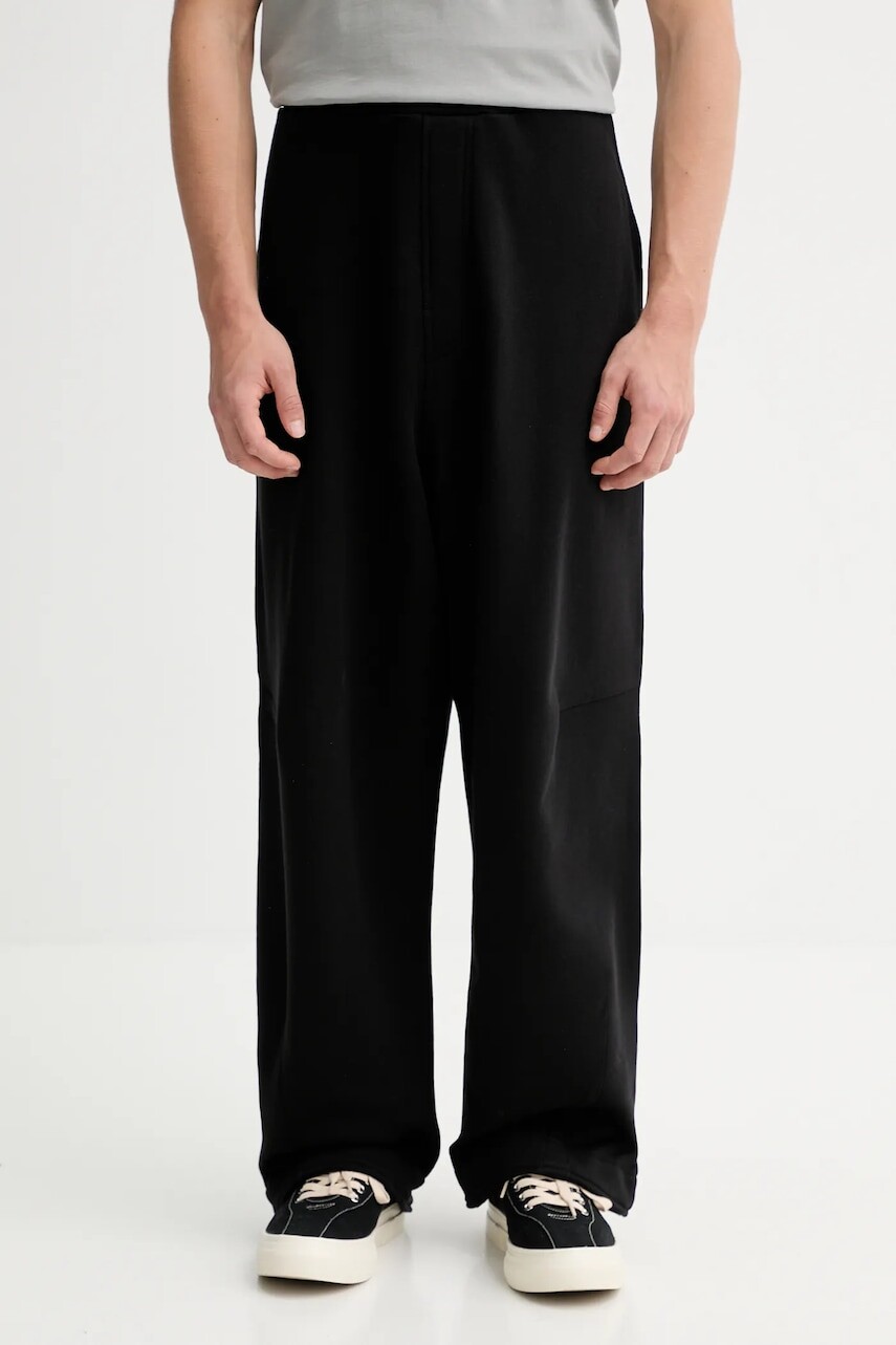 Bavlnené tepláky G-Star čierna farba, jednofarebné, D27157-D395