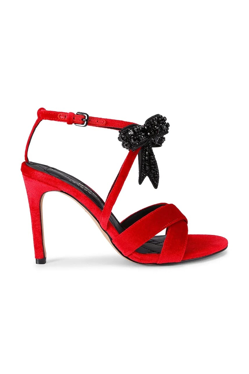 Sandále Kurt Geiger London Bow High Sandal červená farba, 4991350789