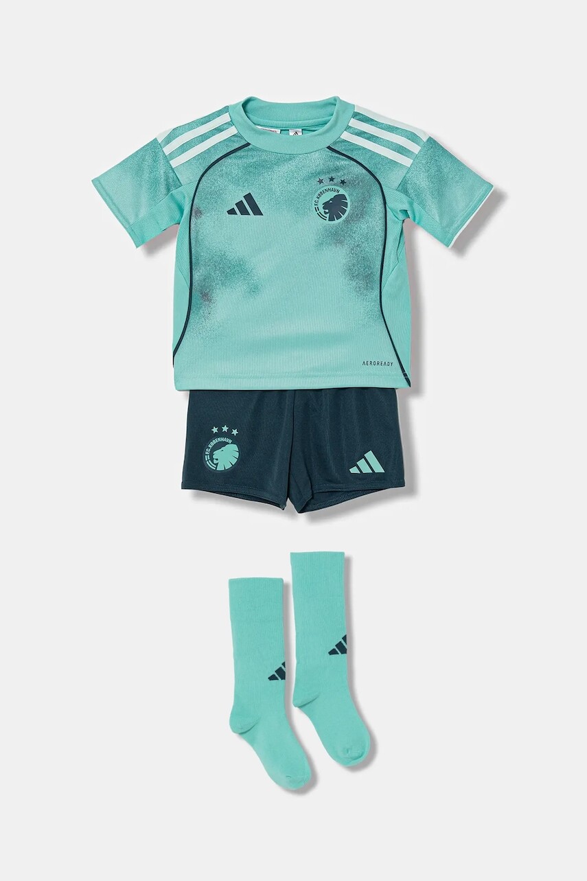 Detská súprava adidas Performance FCK tyrkysová farba, JL6101