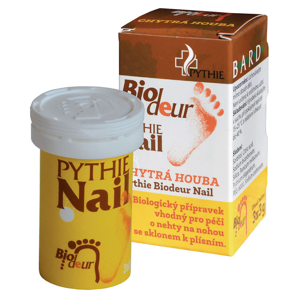 PYTHIE BIODEUR Chytrá huba Nail Šumivé tablety 3 x 3 g