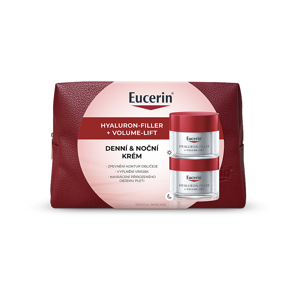 EUCERIN Hyaluron-Filler + Volume Lift Vianočná kazeta 2 x 50 ml