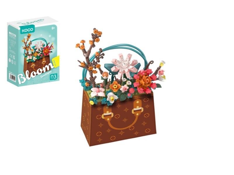 Stavebnica mini KOCO Kvetina v kabelke 267ks