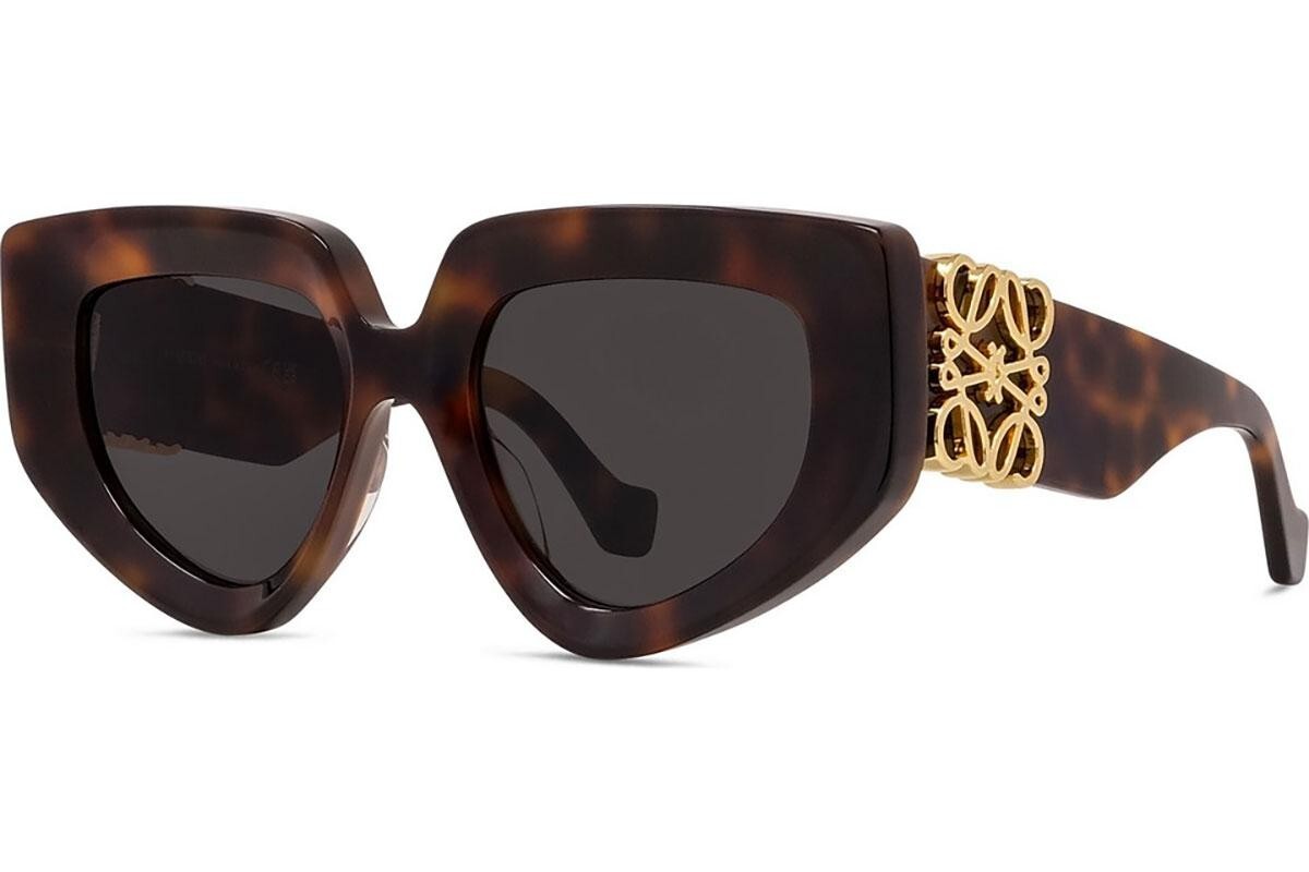Loewe Anagram Havana Geometric Sunglasses - ONE SIZE (51)
