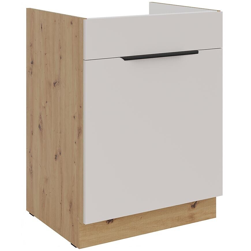 Kuchynská skrinka Solea cashmere/artisan 60ZL 1S BB