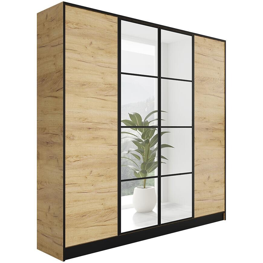 Skriňa Eden 4d 207 Dub Craft Zlatý 1