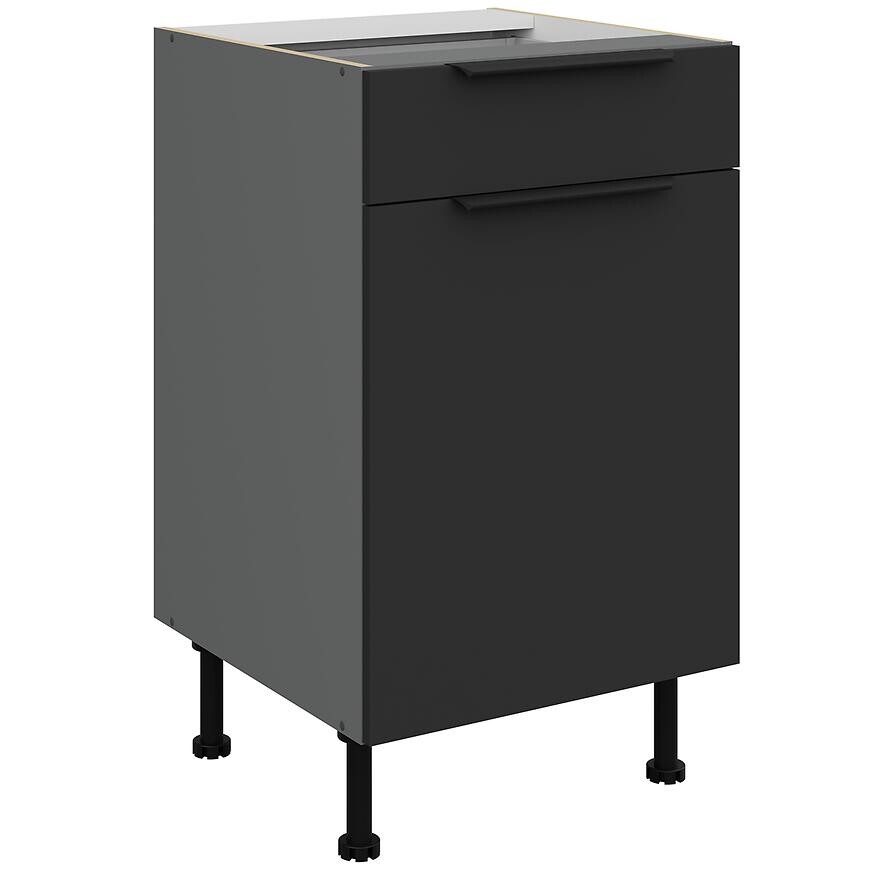 Kuchynská skrinka Aria-Bl/Ant Anti Fingerprint 50d 1f 1s Bb