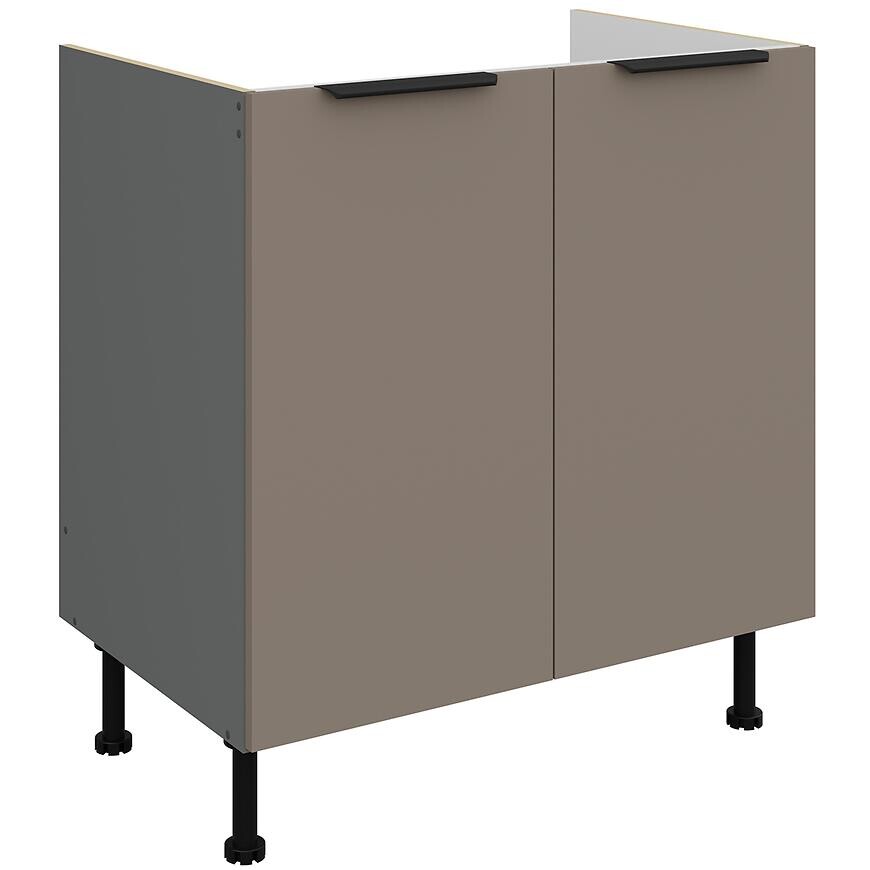 Kuchynská skrinka Aria-Ta/Ant Anti Fingerprint 80zl 2f Bb