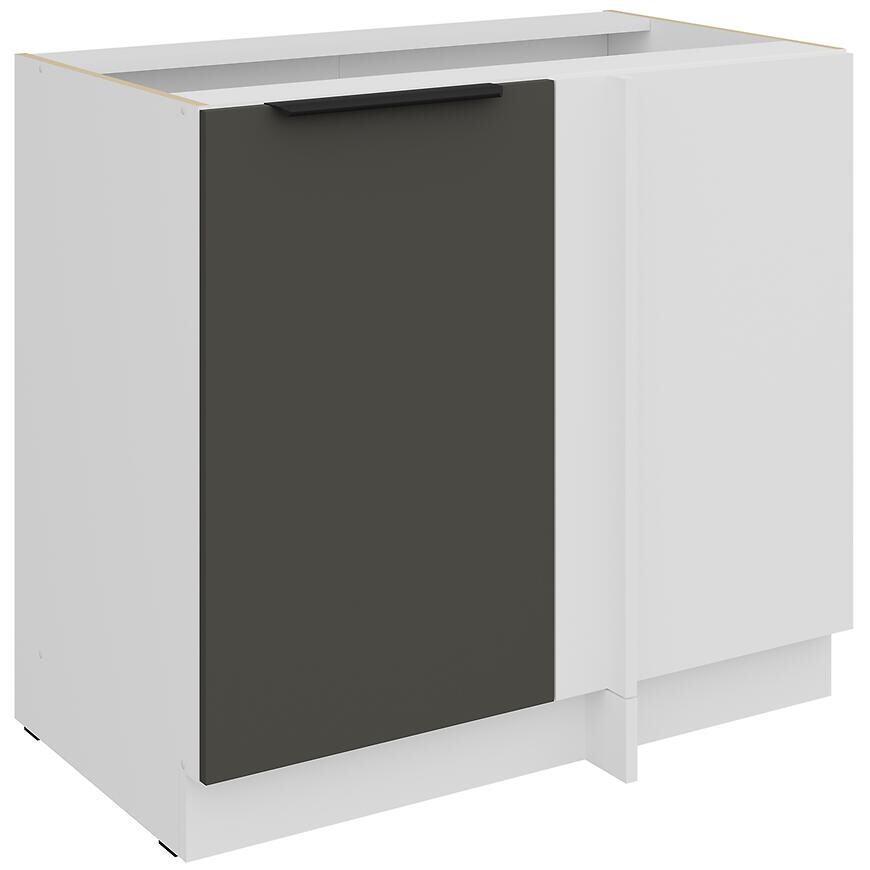 Kuchynská skrinka Aria-Gr/Wh Anti Fingerprint 105 Nd 1f Bb