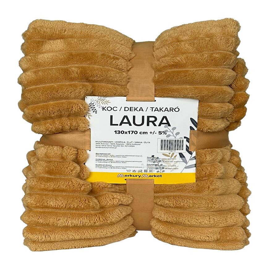 Deka Laura 130x170 cm 9 horčicová