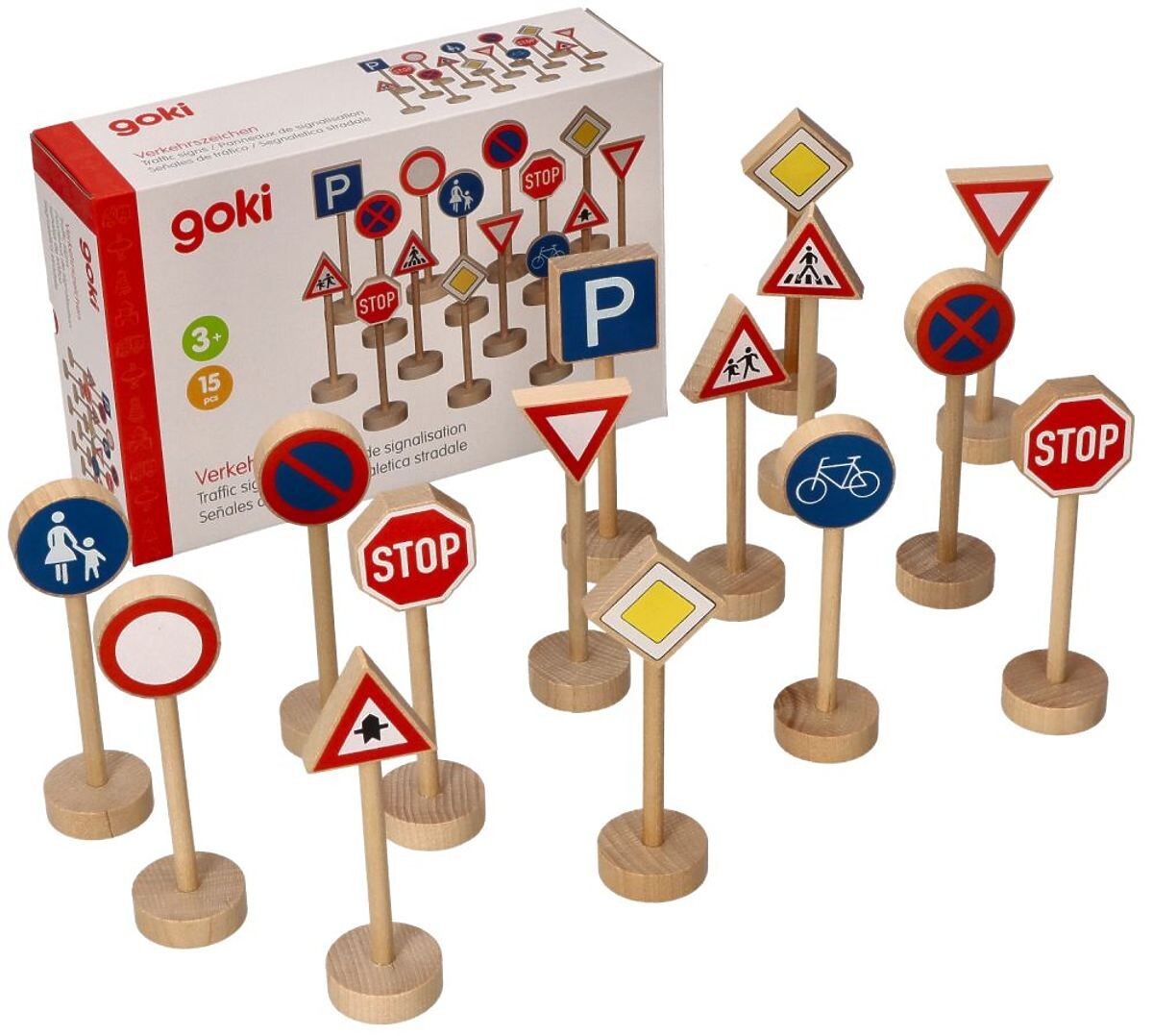 GOKI - drevené vzdelávacie značky