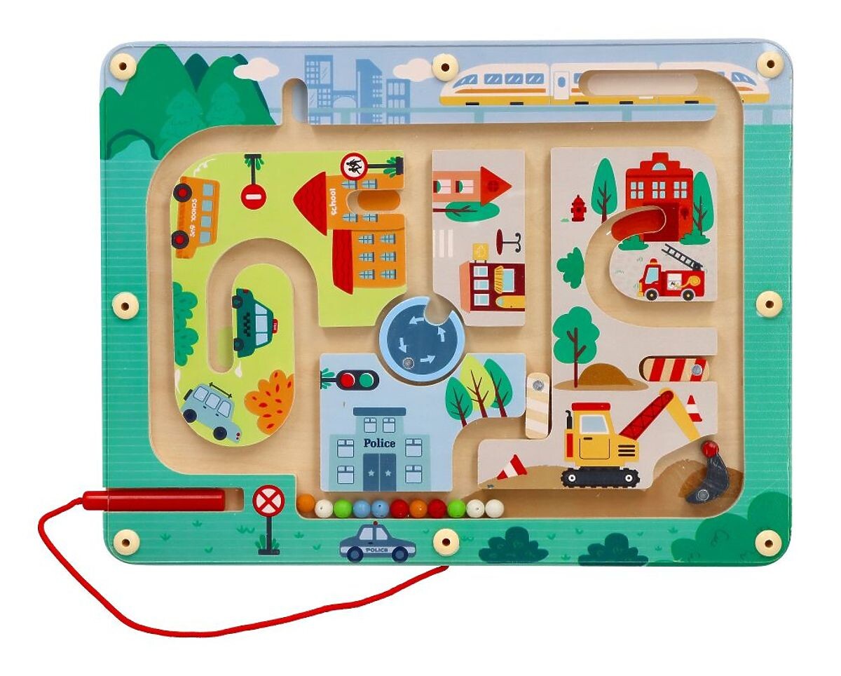 Magnetické bludisko vozidlá