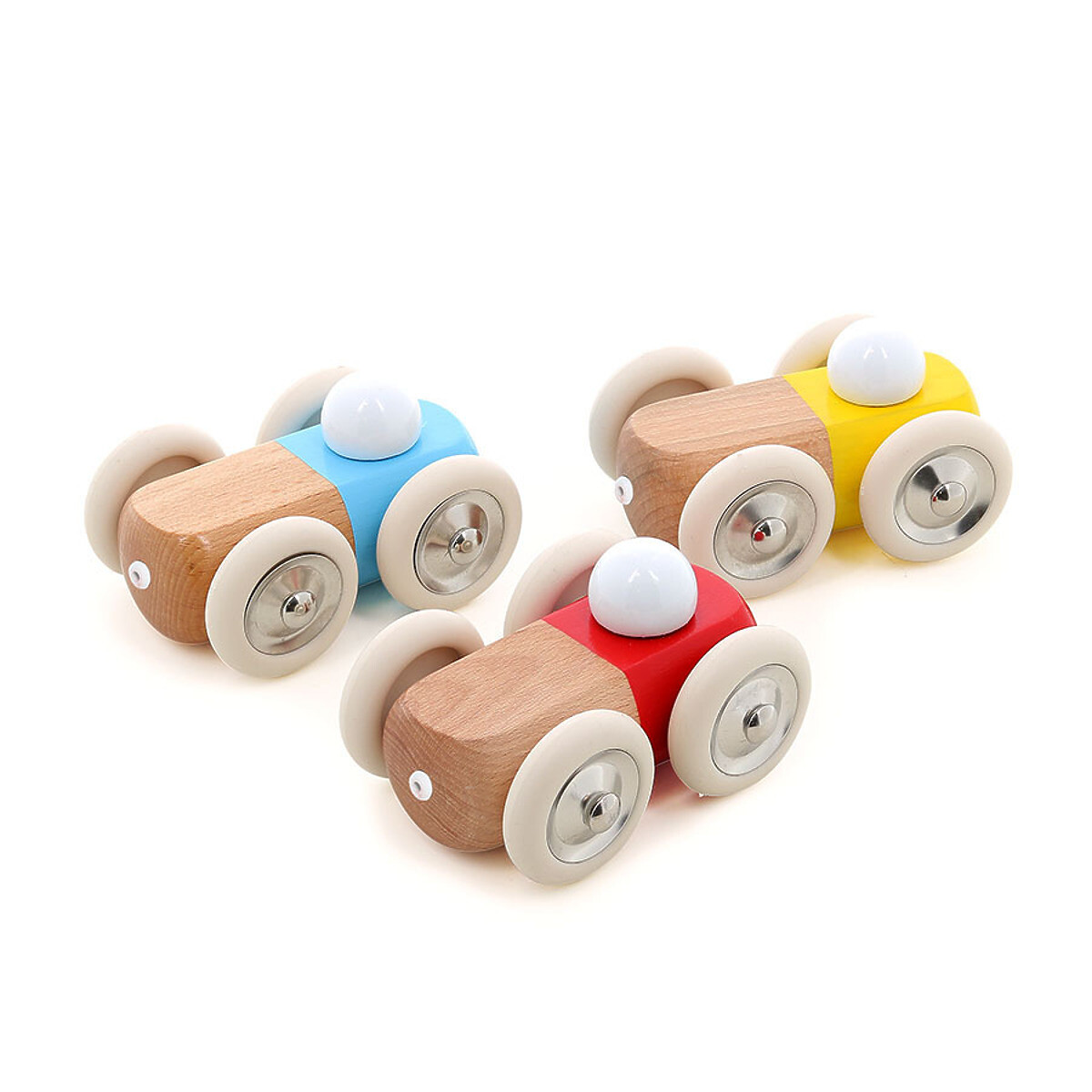 Vilac Drevené autíčko GM žlté