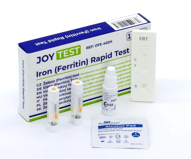 Železo (Ferritin) test - JoyTest - 1 kusov (Domácí použití) antigénové testy