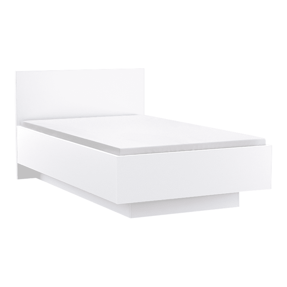 Posteľ, 120x200, biela, REA INNA