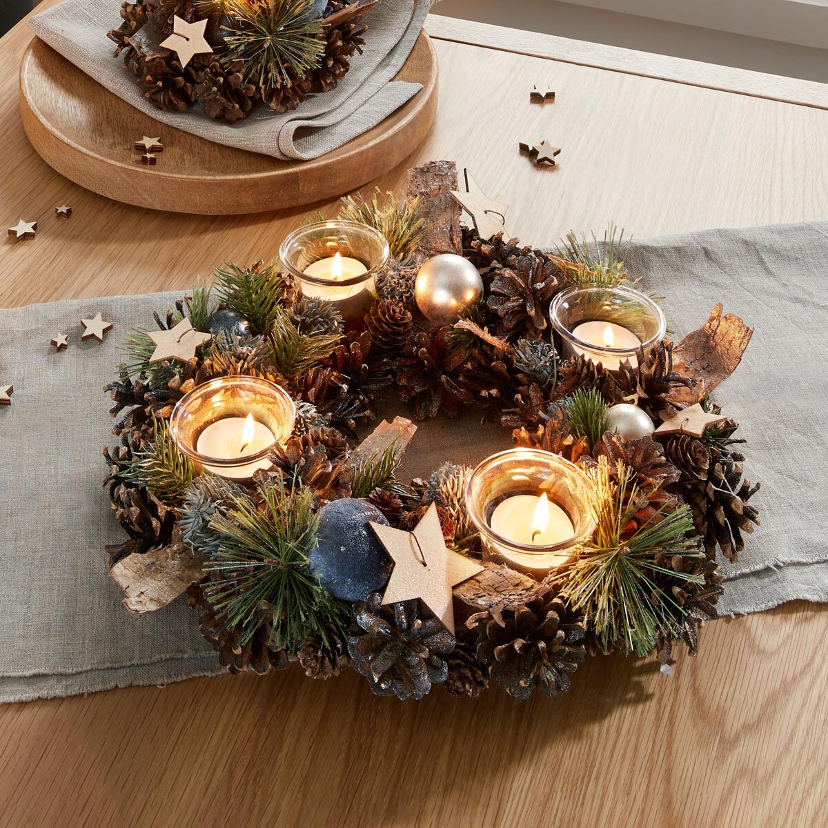 Adventný veniec Atmosféra