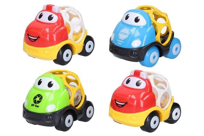 Auto hrkajúce 9,5cm 4farby - náhodná