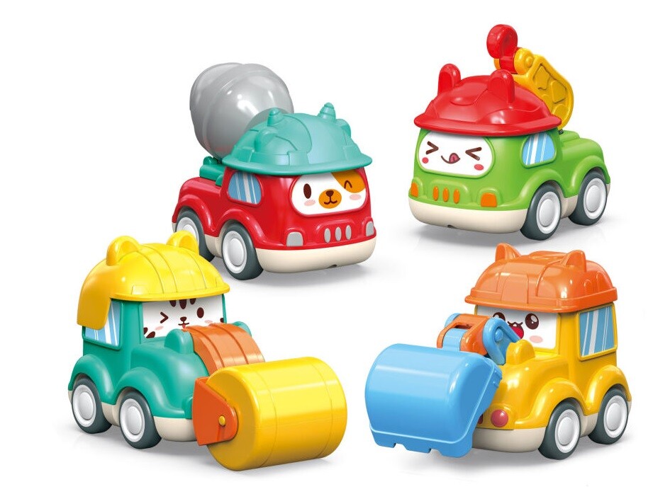 Auto stavebné na zotrvačník 8cm - náhodné