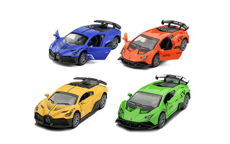 Auto závodné na spätné natiahnutie 12cm - náhodná