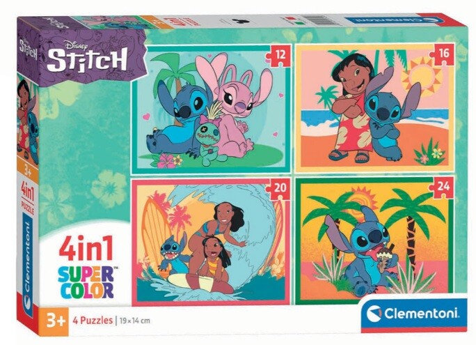 Clementoni Puzzle 4v1 Stitch