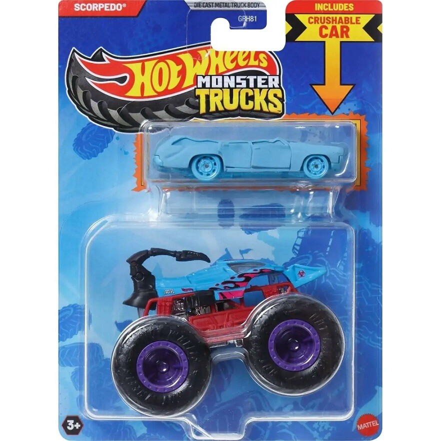 Hot Wheels Monster Truks auto Scorpedo 10cm