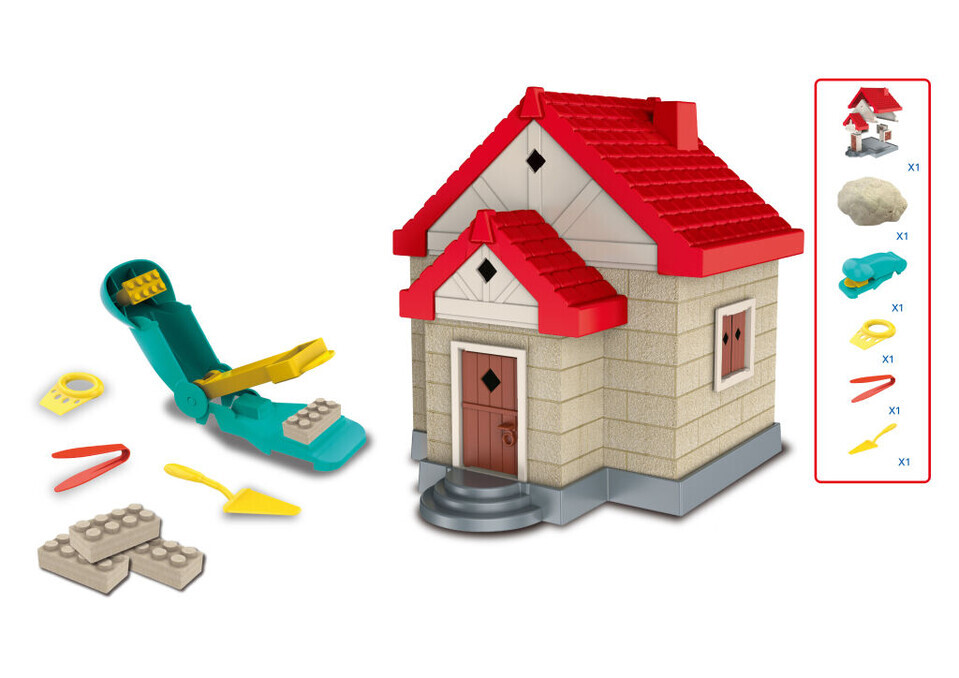 Piesok kinetický Domček 750g