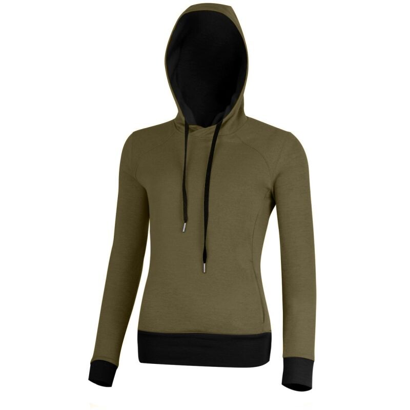 Lasting dámska merino mikina TORA 6369 zelená Veľkosť: L 8595067905051