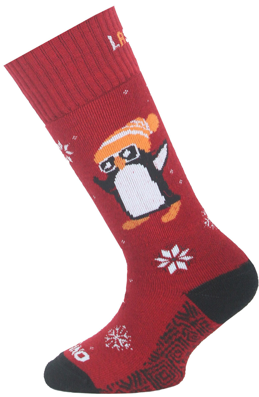 Lasting detské merino lyžiarske ponožky SJT 304 červená Veľkosť: S 8596445237917