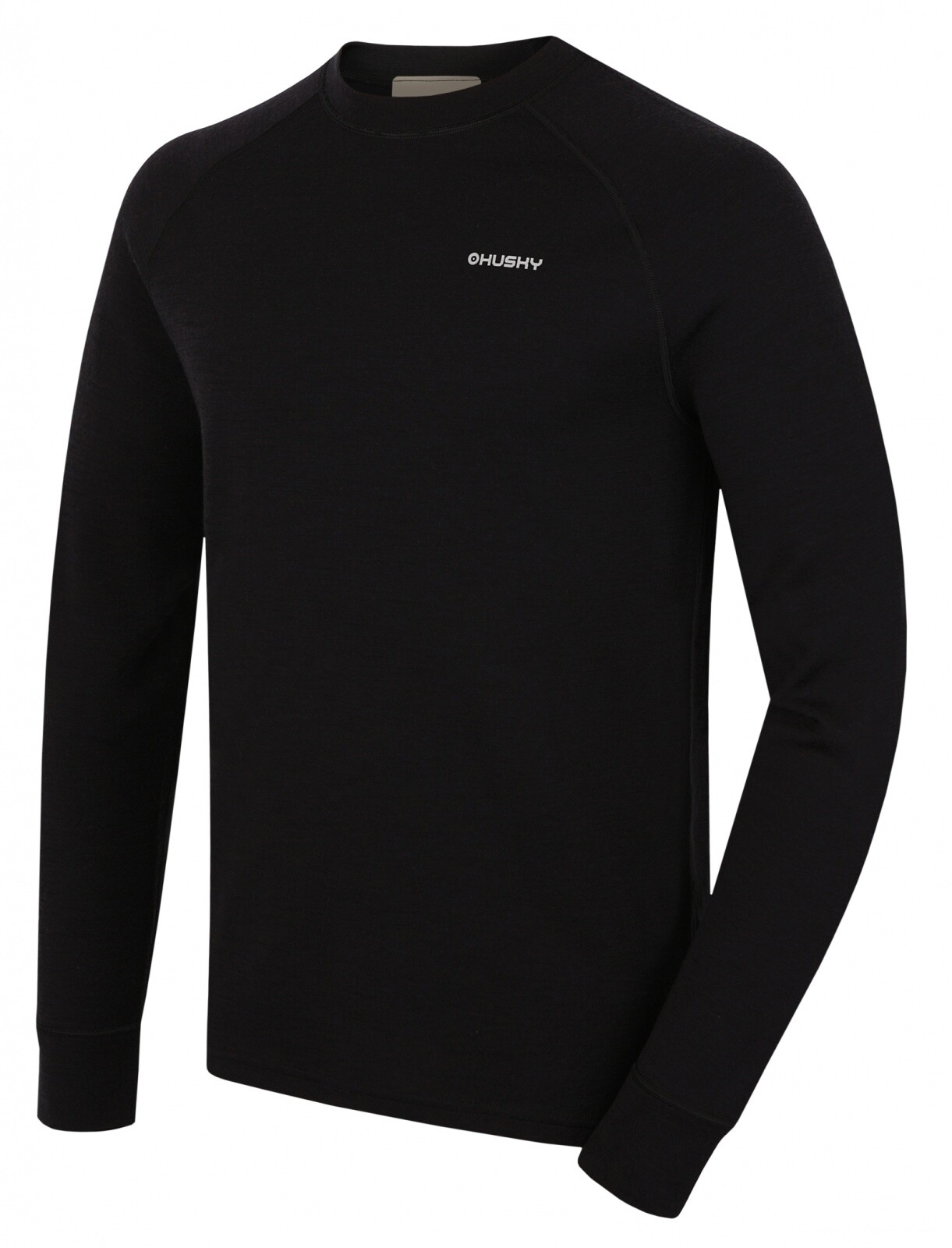 Husky Pánska merino mikina Aron M black Veľkosť: L