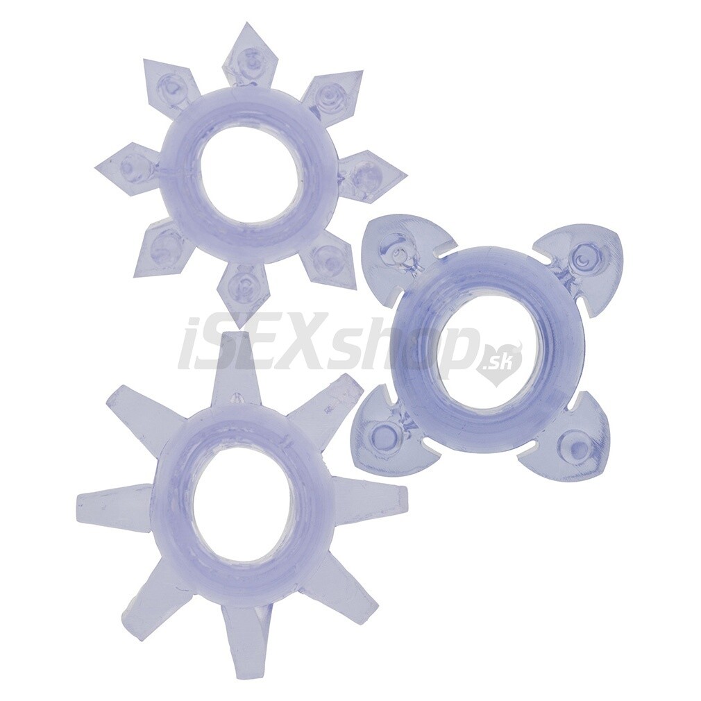 ToyJoy Tickle C-Rings erekčné krúžky 3 ks