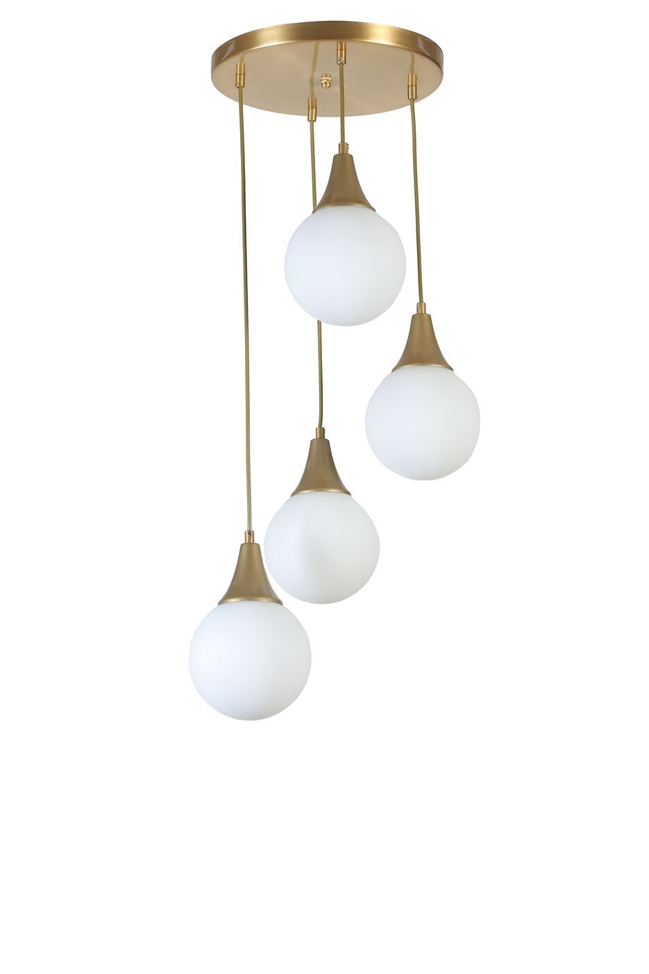 Stropní svítidlo Afra IV zlaté