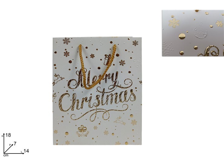 MAKRO - Taška vianočná 18x14x7cm