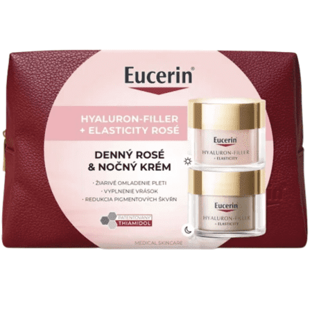 EUCERIN HYALURON-FILL.+ELAST.ROSÉ Kazeta denný krém rosé SPF30 + nočný krém 50 ml 1 x1 set