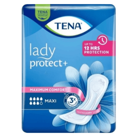 TENA Lady protect+ maxi inkontinenčné vložky 6 ks