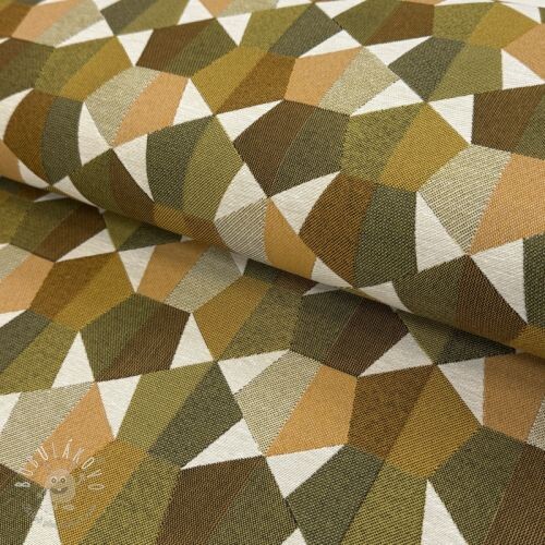 Dekoračná látka jacquard Mustang gold