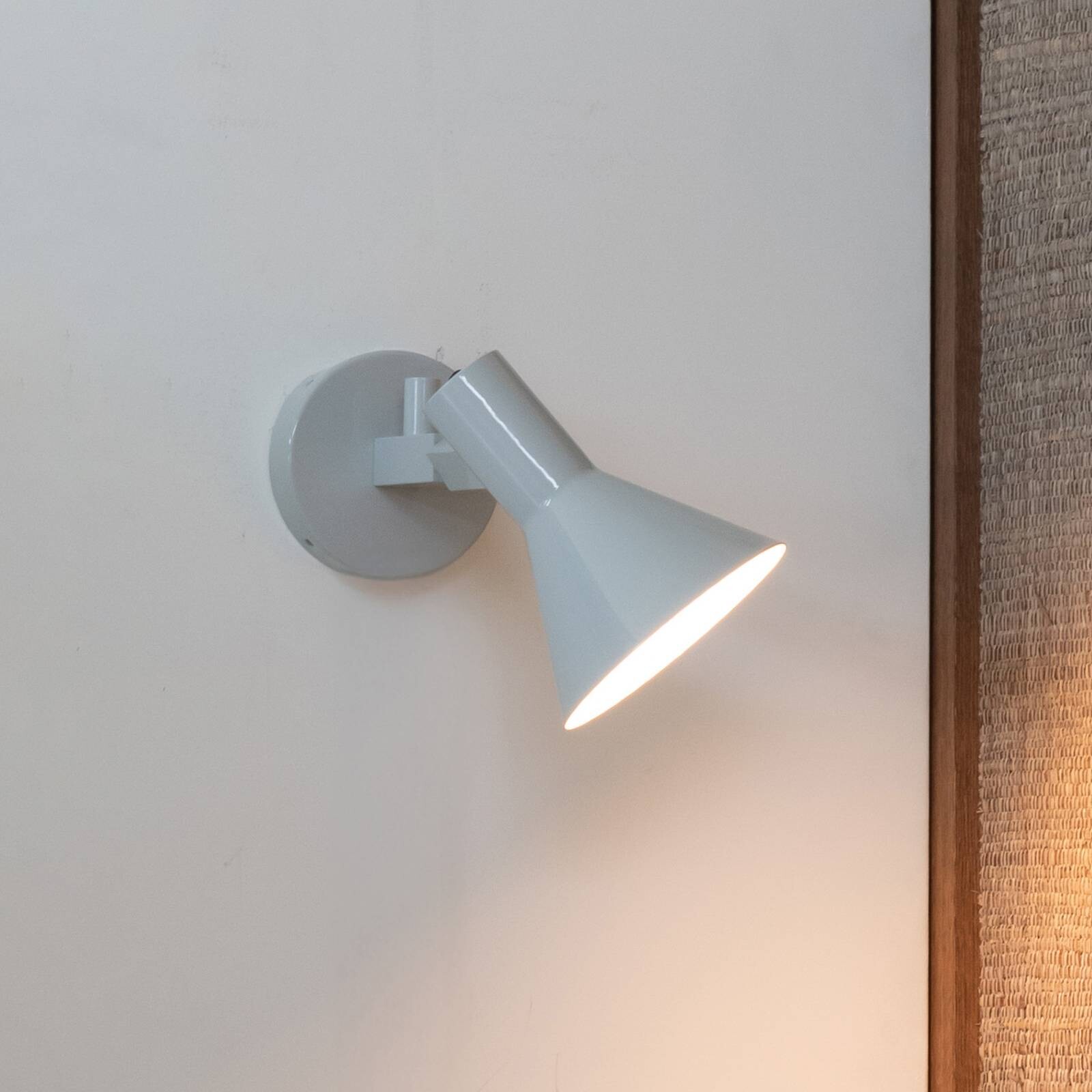 It's about RoMi Nástenné svetlo Stavanger svetlošedá, zástrčka, 20 cm