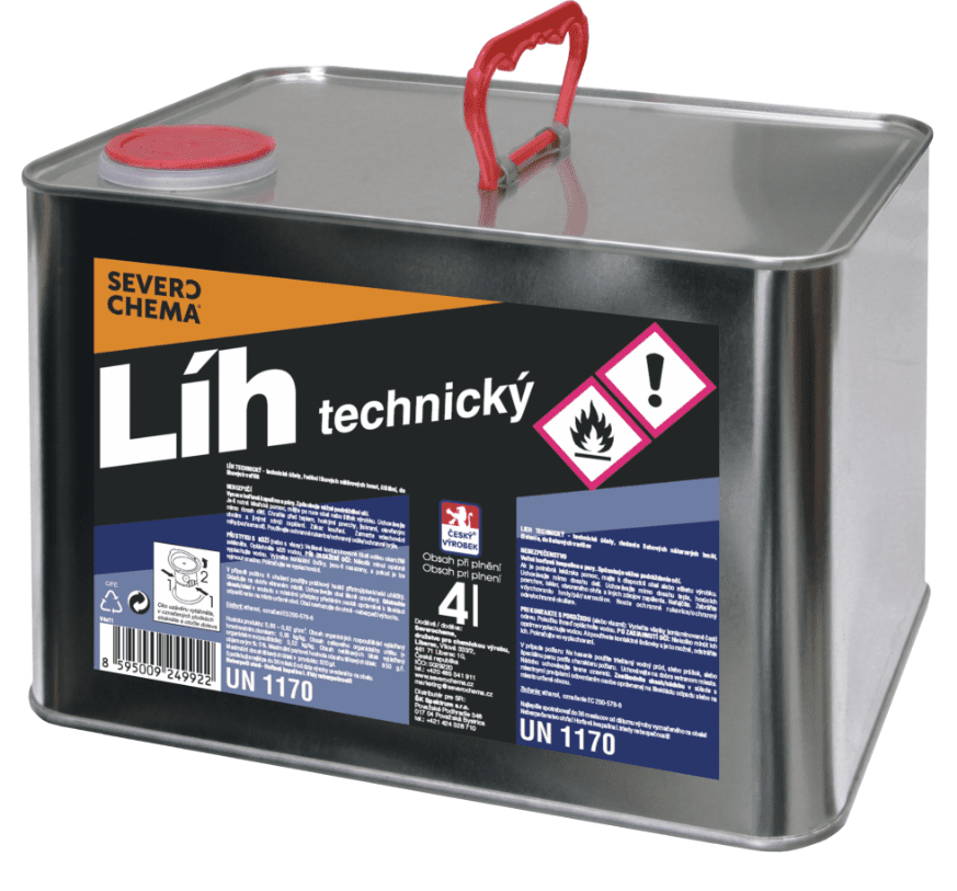 SEVEROCHEMA - Technický lieh 4 L