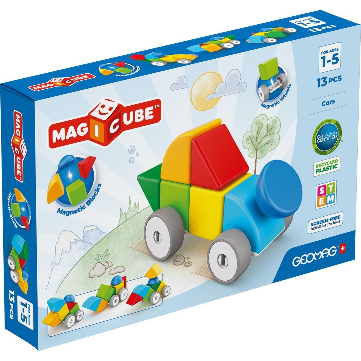 Geomag Magicube Auto 13 kusov