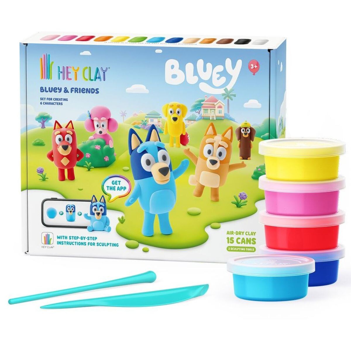 HEY CLAY_SET_BLUEY+ACCESSORIES_15PK_CEE