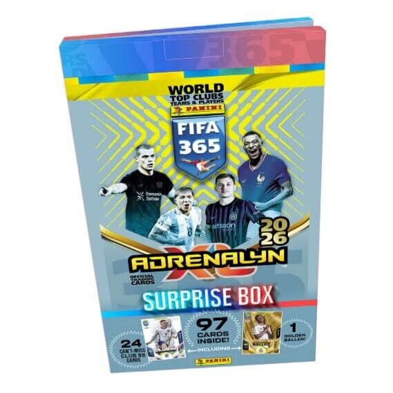 Panini Futbalové karty Panini FIFA 365 2025/2026 Adrenalyn adventný kalendár