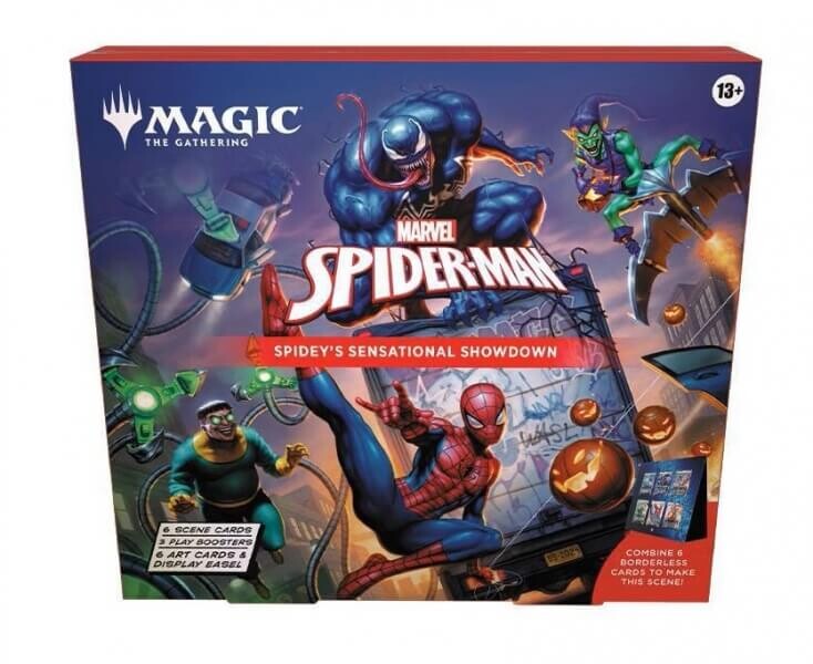 Wizards of the Coast Magic the Gathering Marvel's Spider-Man Scene Box - Spidey's Sensational Showdown