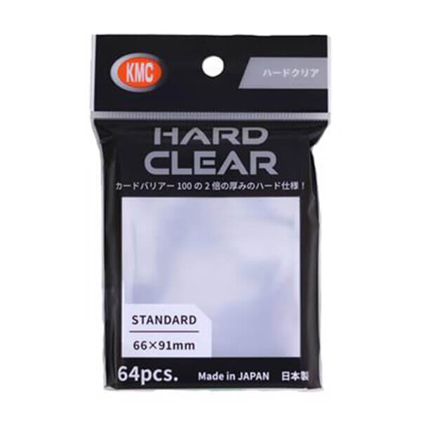 KMC Obaly na karty KMC Standard Sleeves - Hard Clear - 64 ks