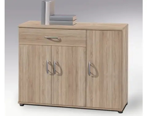 Komoda 3-dverová Lilly, dub sonoma%