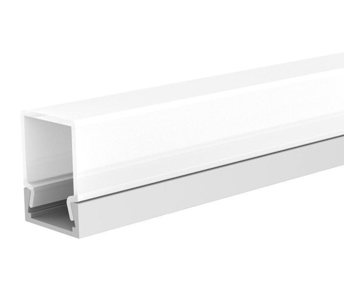 LED Solution Nacvakávacie difúzor vysoký pre profil Mikro Vyberte variantu a dĺžku: Mliečný difúzor 1m 191248