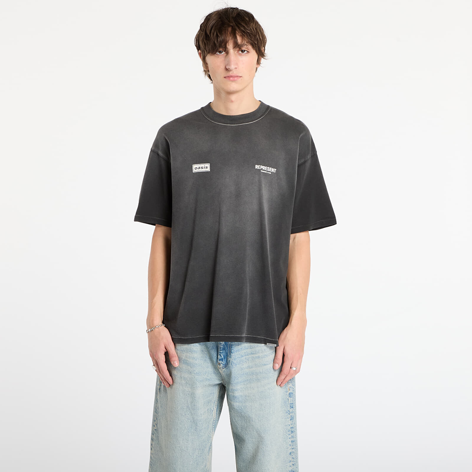 Tričko REPRESENT Oasis Owners Club T-Shirt Stained Black M