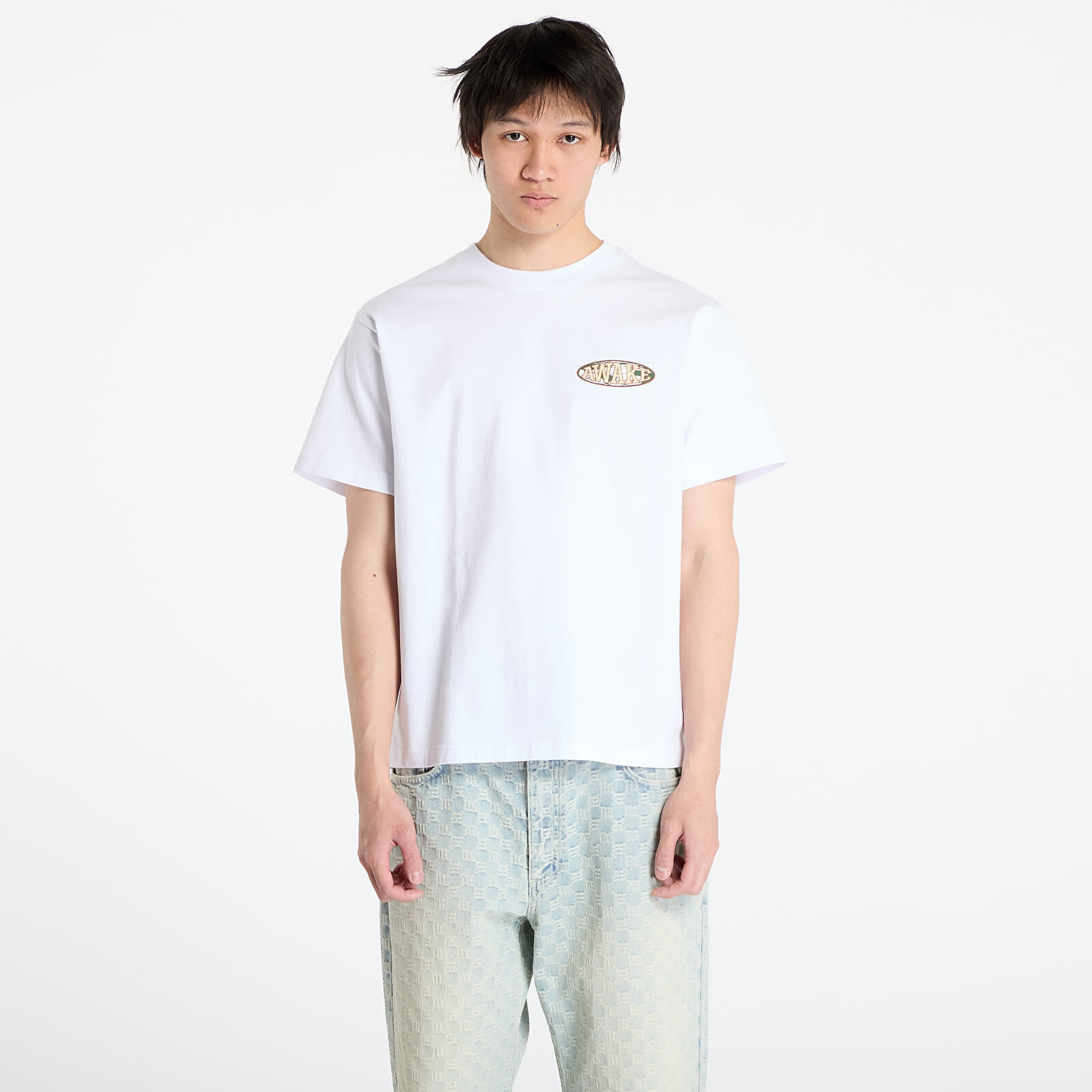 Tričko Awake NY Les Everyday Tee White XL