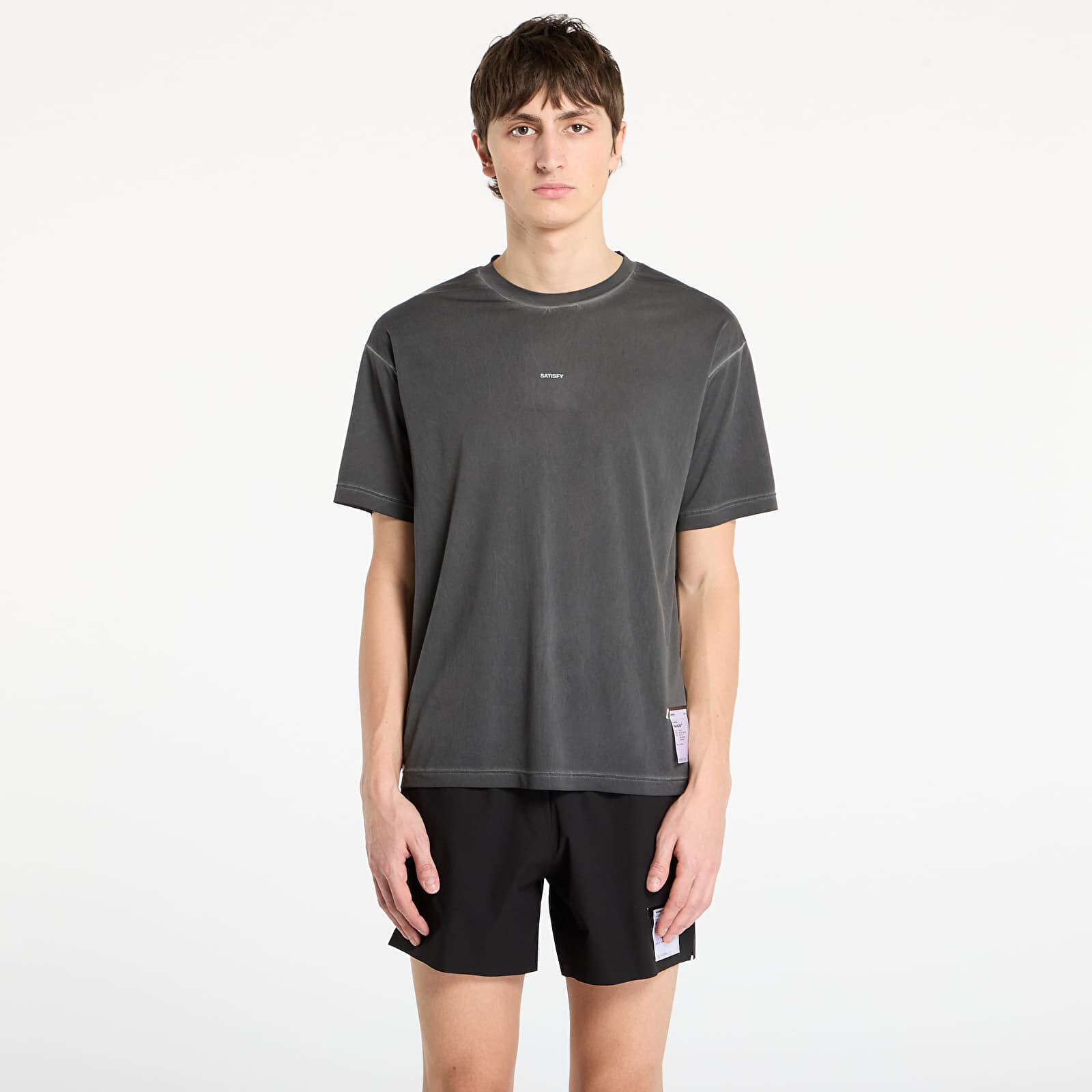 Tričko Satisfy AuraLite T-Shirt Pigment Black L