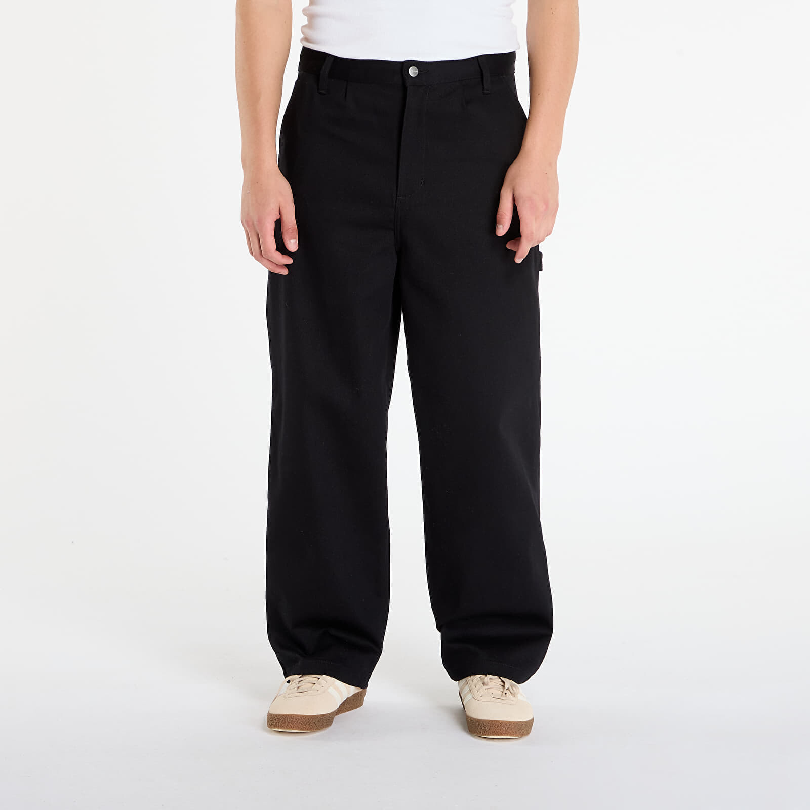 Džínsy Carhartt WIP Holden Pant Black Rigid L