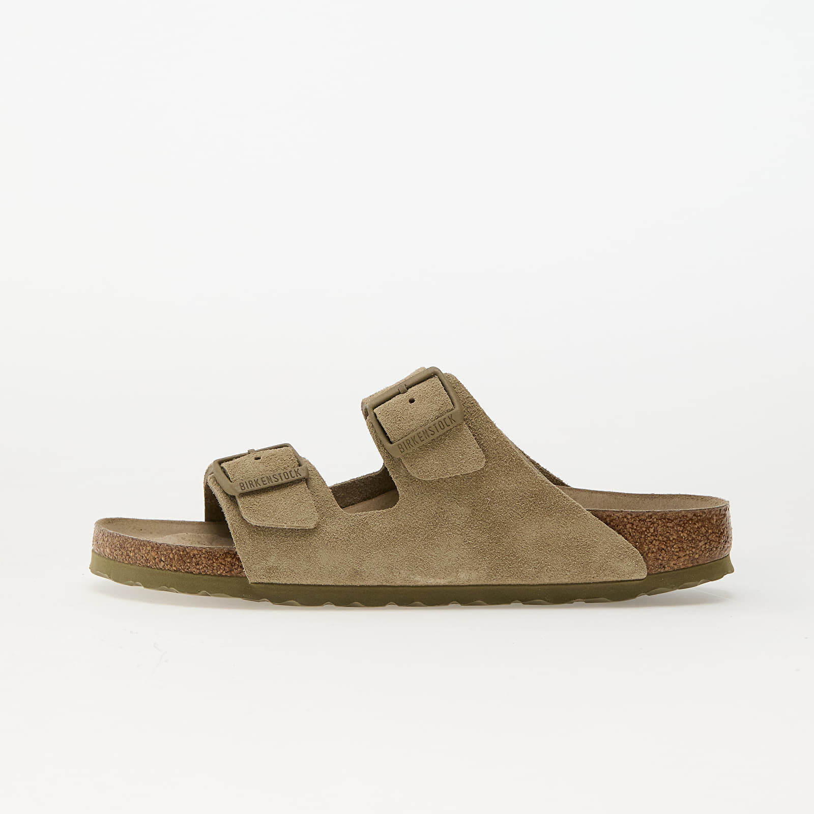 Tenisky Birkenstock Arizona Soft Footbed Suede Leather Faded Khaki EUR 38