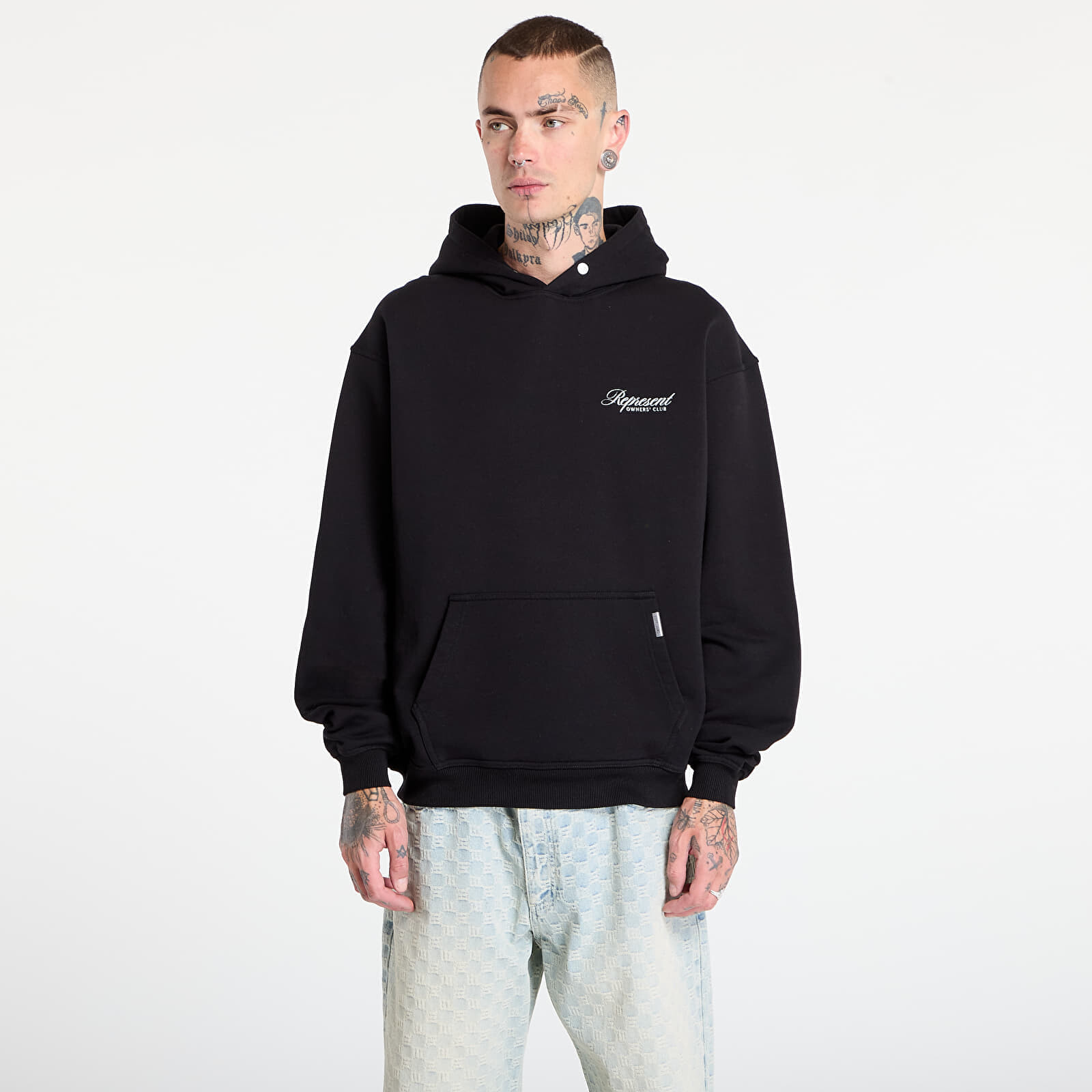 Mikina REPRESENT Represent Owners Club Script Hoodie Black XXL
