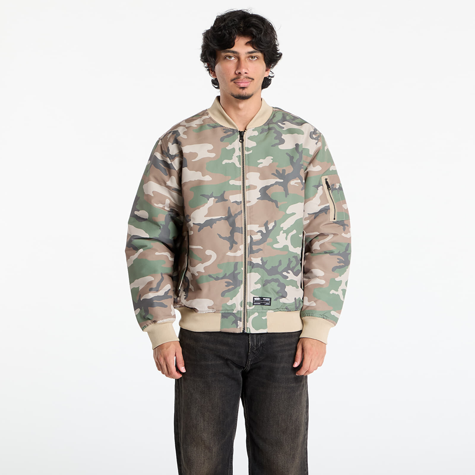 Bomber Vans Copley Bomber Jacket Vintage Camo XL